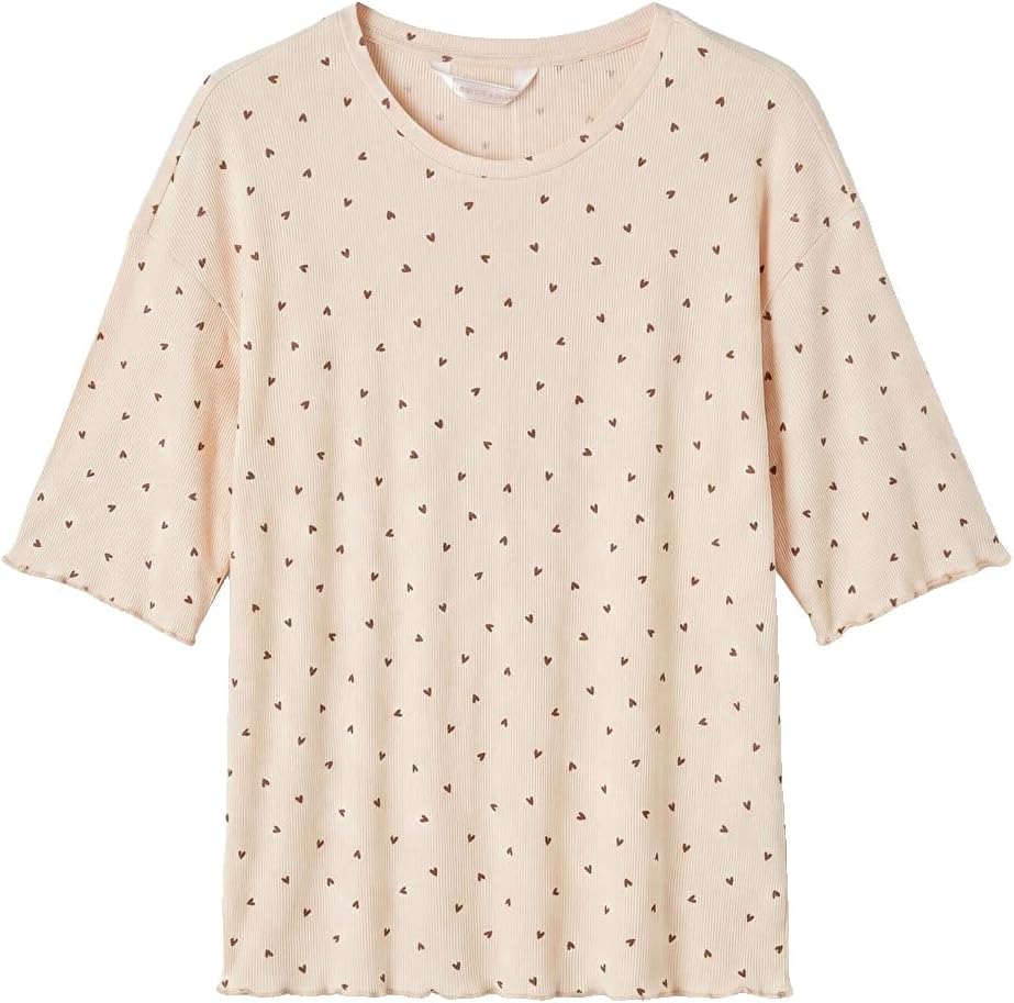 سعر ومواصفات LC WAIKIKI Heart Patterned Women'S Pyjamas Top (B0HKSRQ2RX) على Amazon EG