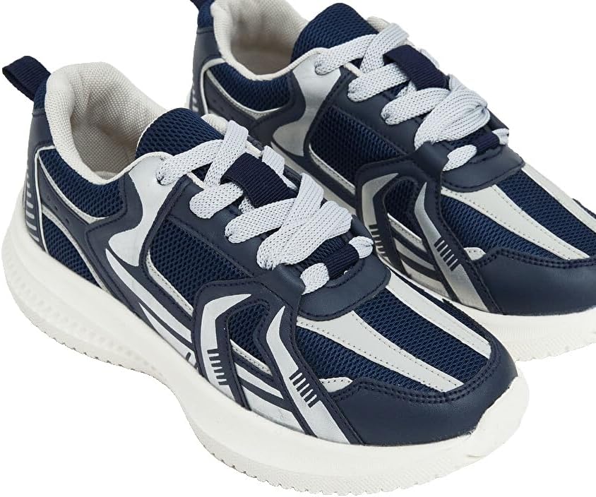 سعر ومواصفات LC WAIKIKI Laced Boys' Sneakers 31 Navy (B0HKV4ZCFK) على Amazon EG