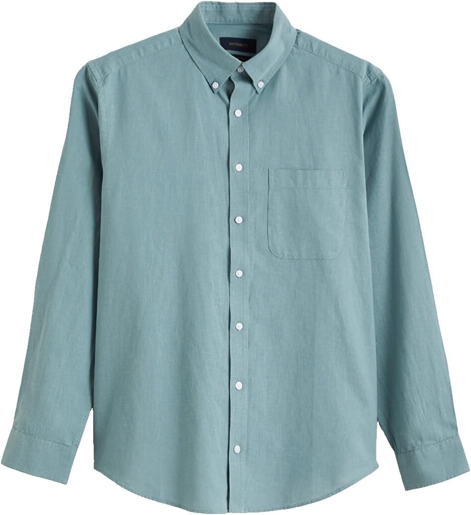 سعر ومواصفات LC WAIKIKI Men'S Regular Fit Linen Blend Shirt S68387Z8-CTU (B0HKTKPQ6S) على Amazon EG