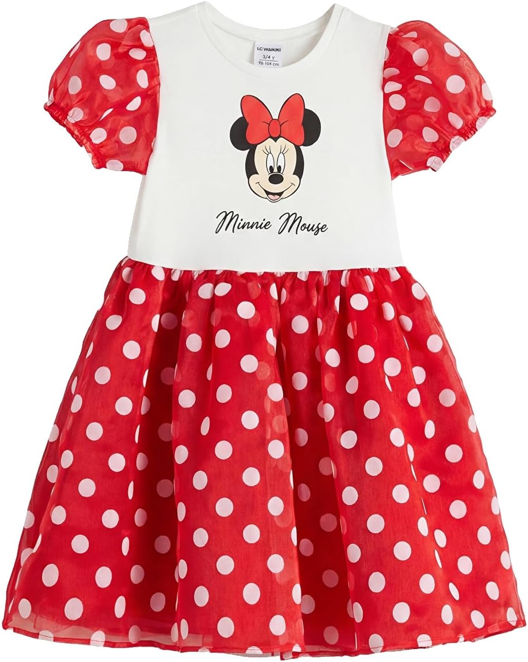 سعر ومواصفات LC WAIKIKI Minnie Mouse Printed Girls' Dress 2-3 Years White (B0HKTWBGKS) على Amazon EG