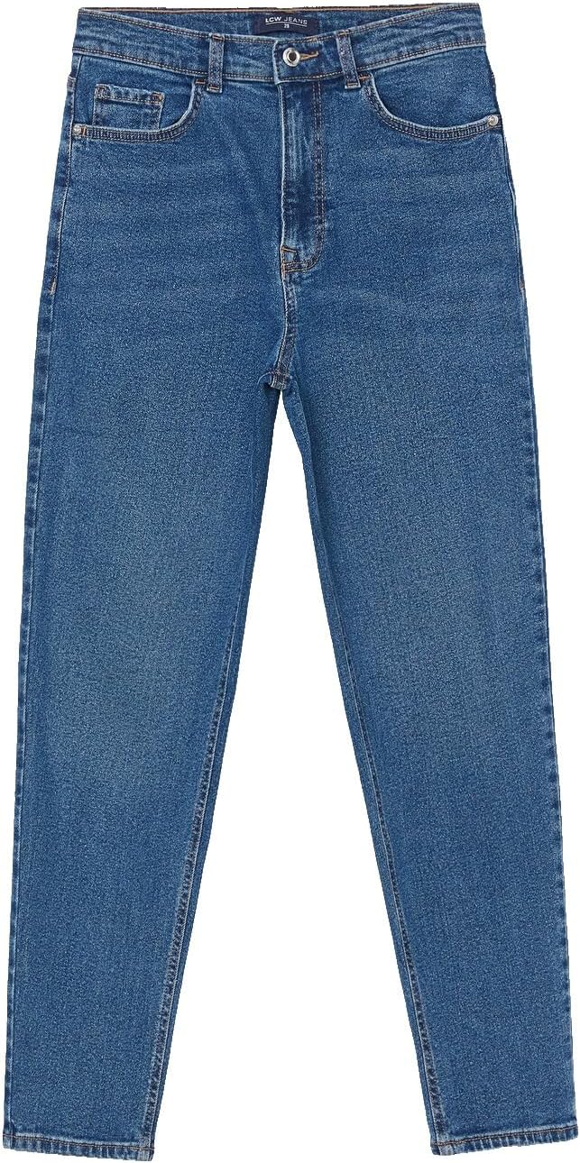 سعر ومواصفات LC WAIKIKI Mom Fit Women'S Jeans S5G868Z8-507 (B0HKTDSZ48) على Amazon EG