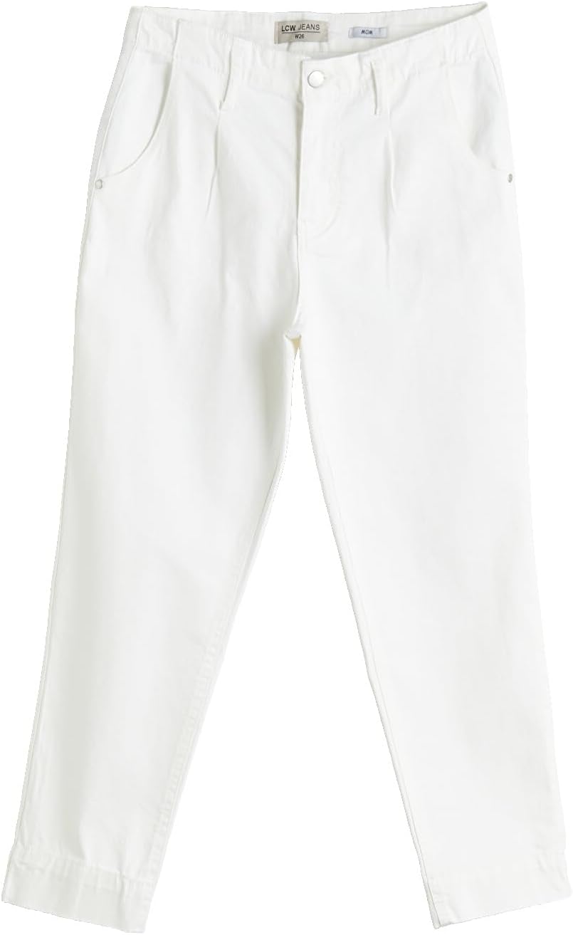 سعر ومواصفات LC WAIKIKI Mom Fit Women'S Jeans 30 White (B0HKTLBKXP) على Amazon EG