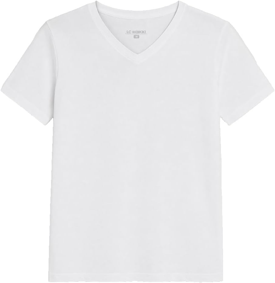 سعر ومواصفات LC WAIKIKI V Neck Men's T-Shirt (B0HJWF4LNH) على Amazon EG
