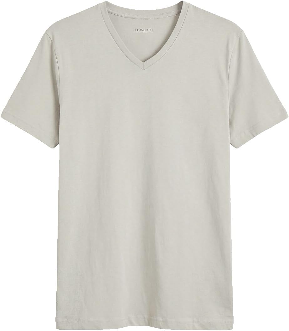 سعر ومواصفات LC WAIKIKI V Neck Men'S T-Shirt S61747Z8-ZM2 (B0HKT2N7G7) على Amazon EG