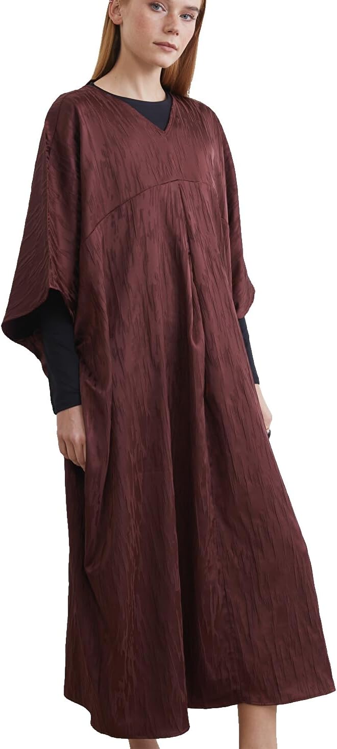 سعر ومواصفات LC واكيكي فستان منقوش برقبة على شكل حرف V (B0HJT6451K) على Amazon EG