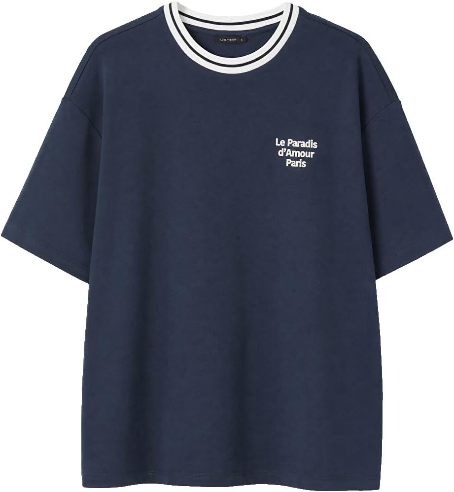 سعر ومواصفات LC WAIKIKI Paris Printed Oversize Women'S T-Shirt S Navy (B0HKT49DP4) على Amazon EG