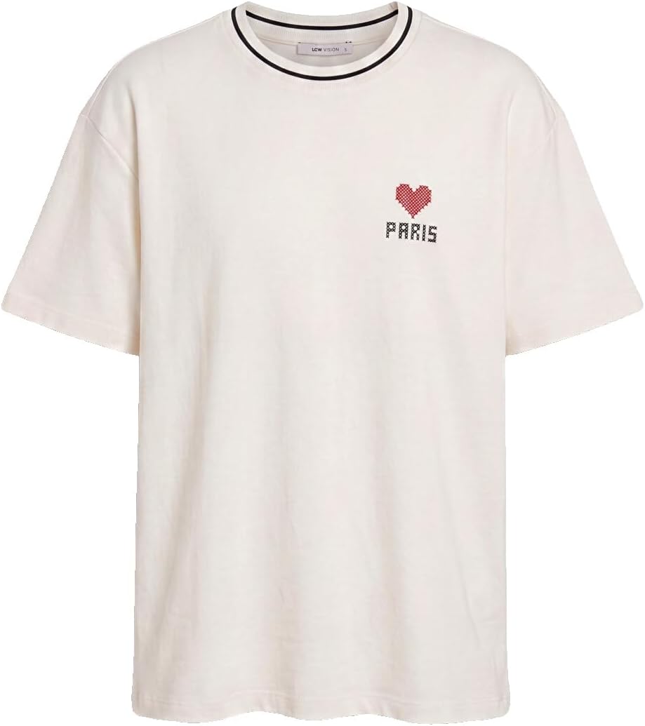 سعر ومواصفات LC WAIKIKI Paris Printed Oversize Women'S T-Shirt Xl Ecru (B0HKTDSDP1) على Amazon EG