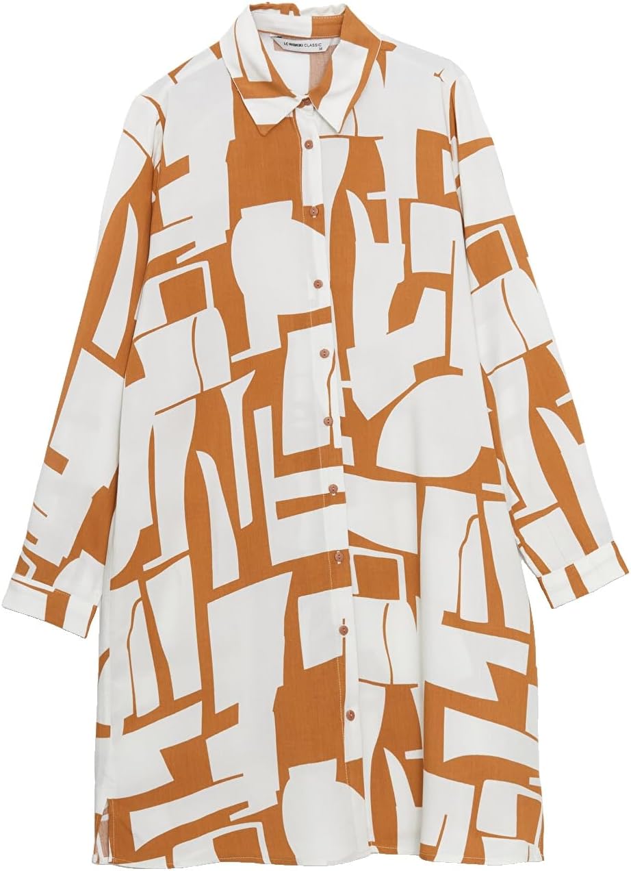 سعر ومواصفات LC WAIKIKI Patterned Women's Shirt Tunic (B0HJW3F8BH) على Amazon EG