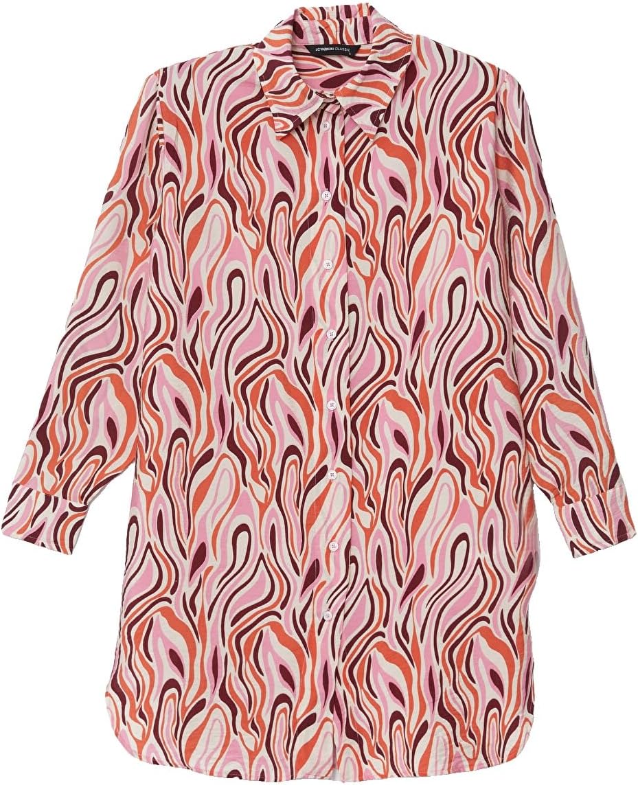 سعر ومواصفات LC WAIKIKI Patterned Women'S Shirt Tunic S Mix (B0HKT3HR26) على Amazon EG