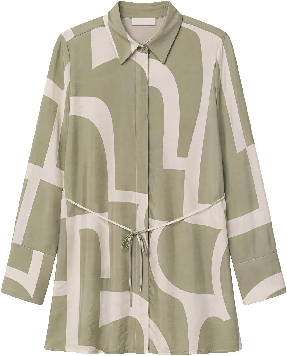 سعر ومواصفات LC WAIKIKI Patterned Women'S Shirt Tunic 44 Green W6M731Z8-LRR-44-8685005837350 (B0HKTHVLCR) على Amazon EG