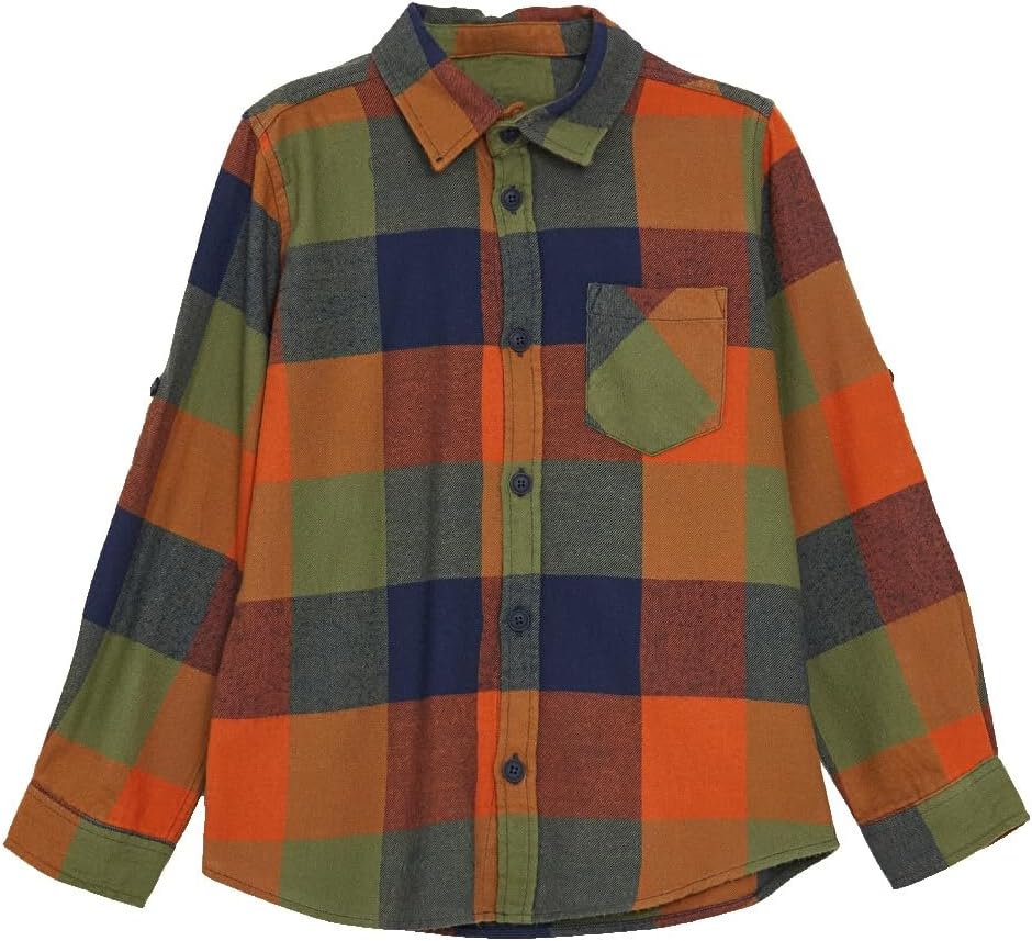 سعر ومواصفات LC WAIKIKI Plaid Boys' Flannel Shirt (B0HJW5FZP5) على Amazon EG