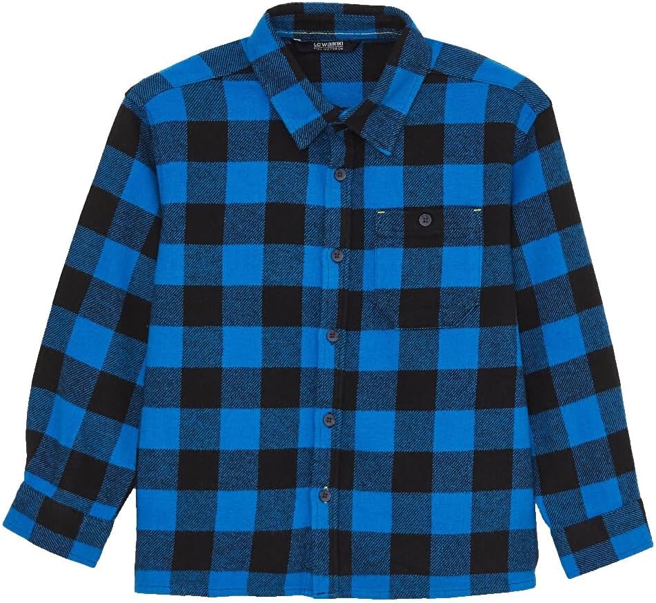 سعر ومواصفات LC WAIKIKI Plaid Boys' Flannel Shirt 9-10 Years Blue (B0HKT1KQLQ) على Amazon EG