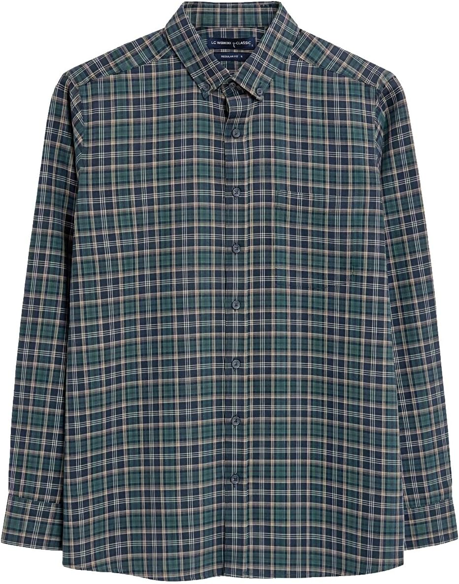 سعر ومواصفات LC WAIKIKI Plaid Gabardine Men'S Shirt Xxl Green (B0HKT9QNK6) على Amazon EG