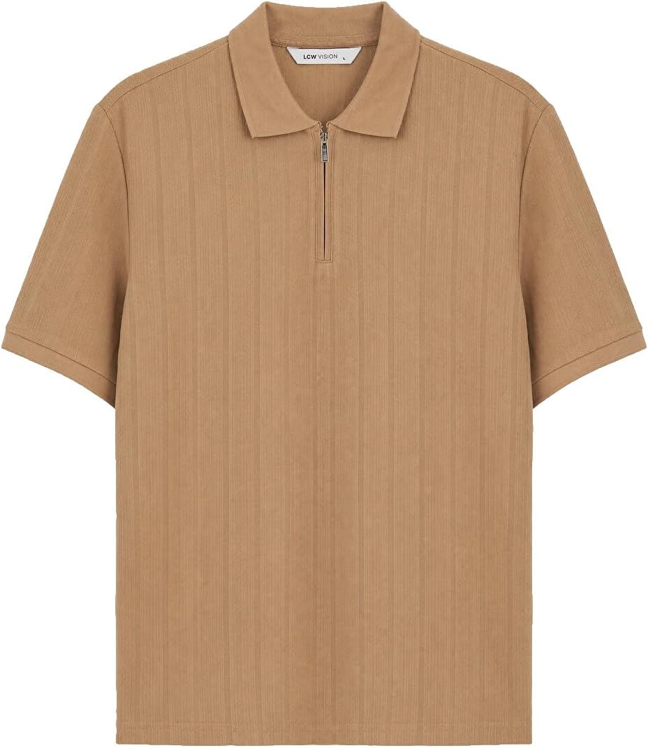 سعر ومواصفات LC WAIKIKI Polo Collar Men'S Jersey T-Shirt L Brown (B0HKT9LYYC) على Amazon EG