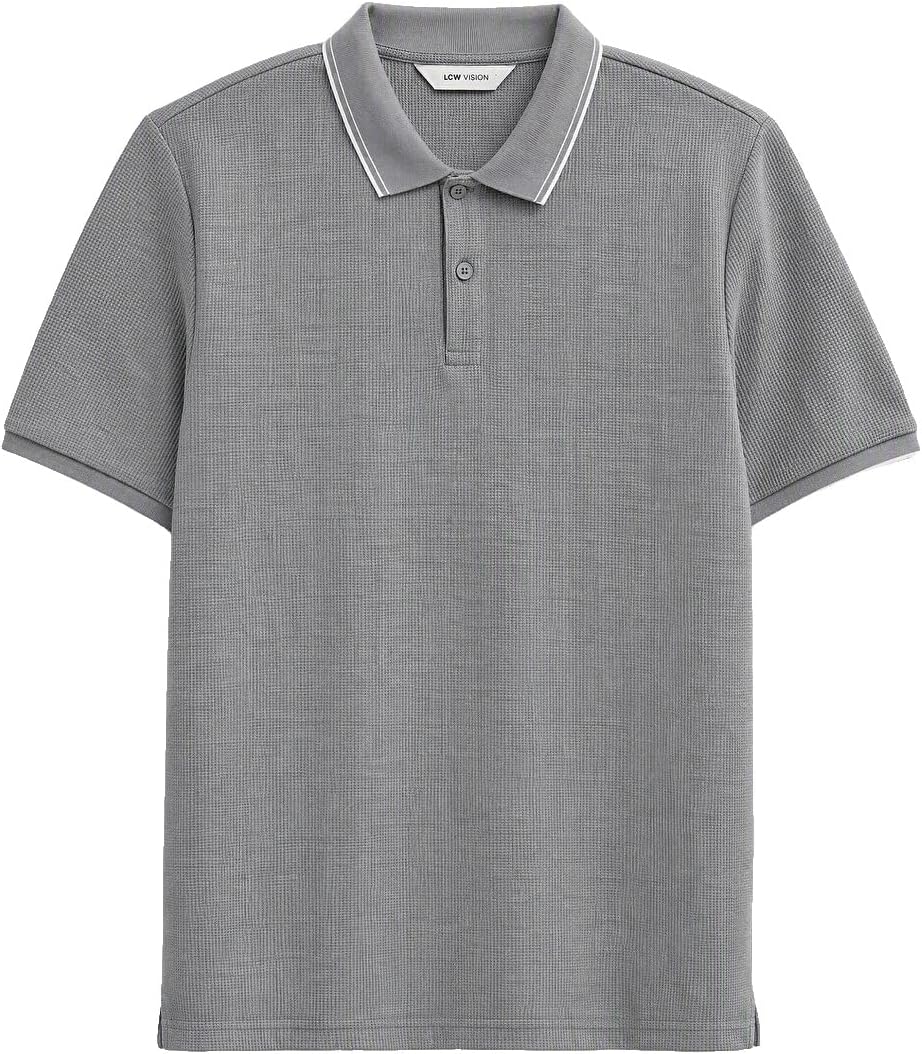 سعر ومواصفات LC WAIKIKI Polo Collar Men'S T-Shirt Xl Grey (B0HKT3XZ91) على Amazon EG