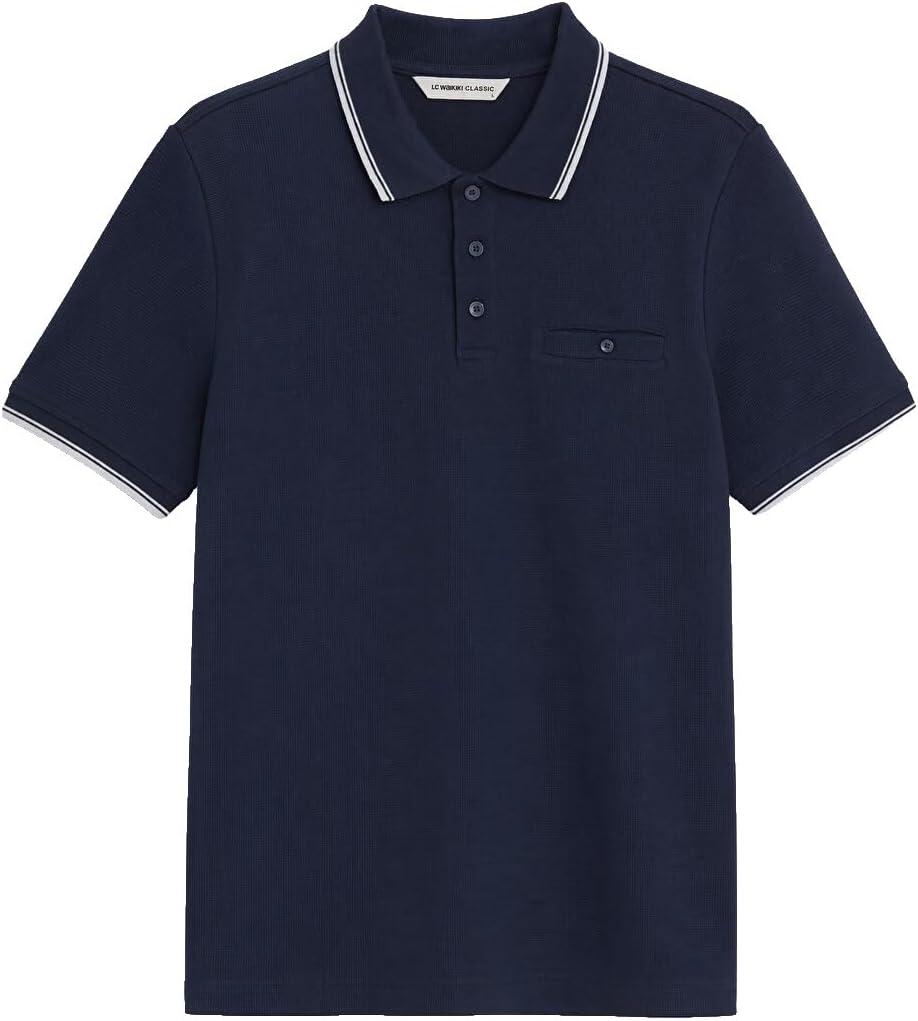 سعر ومواصفات LC WAIKIKI Polo Collar Men'S T-Shirt Xxxl Navy (B0HKT5W9LM) على Amazon EG
