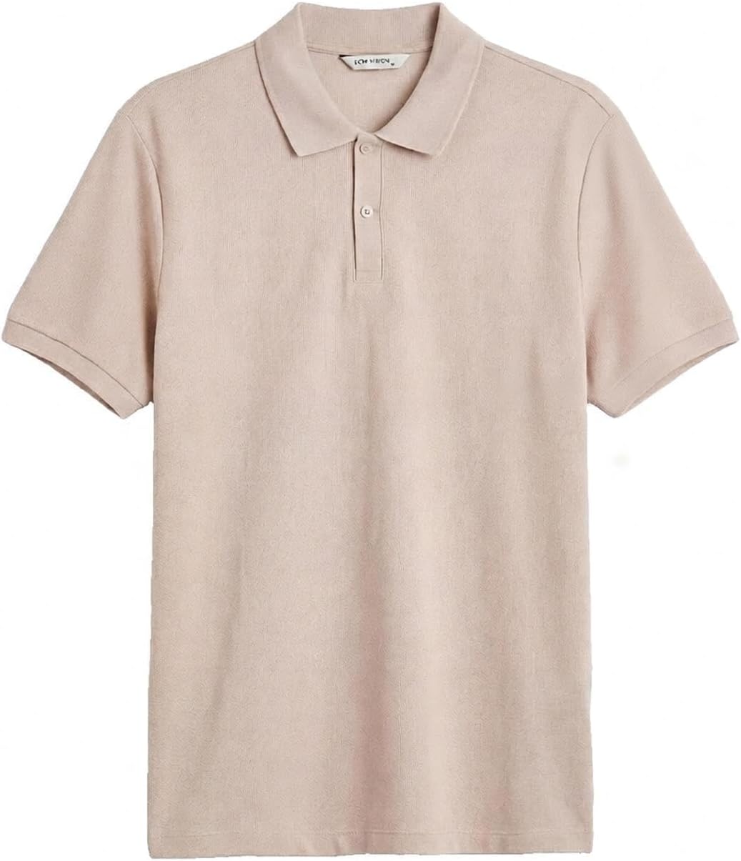 سعر ومواصفات LC WAIKIKI Polo Collar Men'S T-Shirt M Pink (B0HKTDM8F1) على Amazon EG