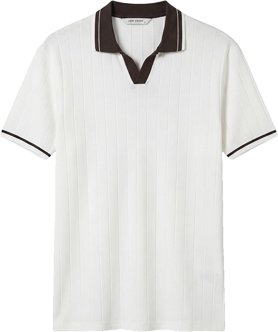 سعر ومواصفات LC WAIKIKI Polo Collar Men'S Textured T-Shirt S Ecru (B0HKTM5SX2) على Amazon EG