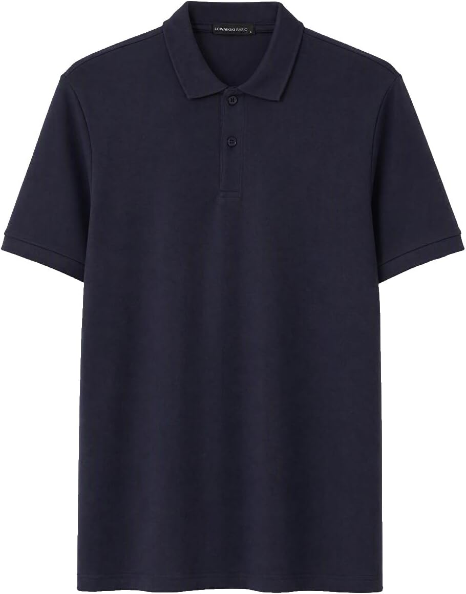 سعر ومواصفات LC WAIKIKI Polo Collar Pique Men'S T-Shirt W67883Z8-DWP (B0HKT2YBB9) على Amazon EG