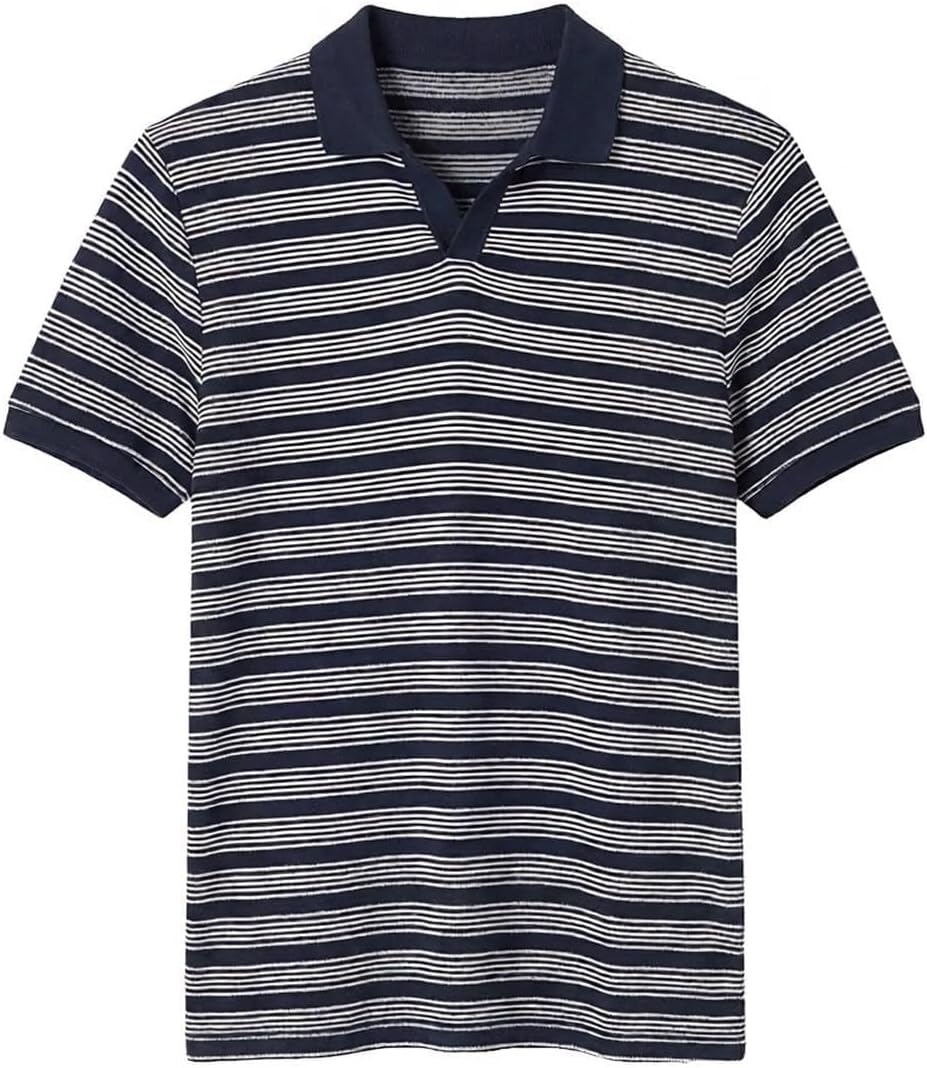 سعر ومواصفات LC WAIKIKI Polo Collar Striped Men'S Knitwear T-Shirt Xl Navy (B0HKTHHM1B) على Amazon EG