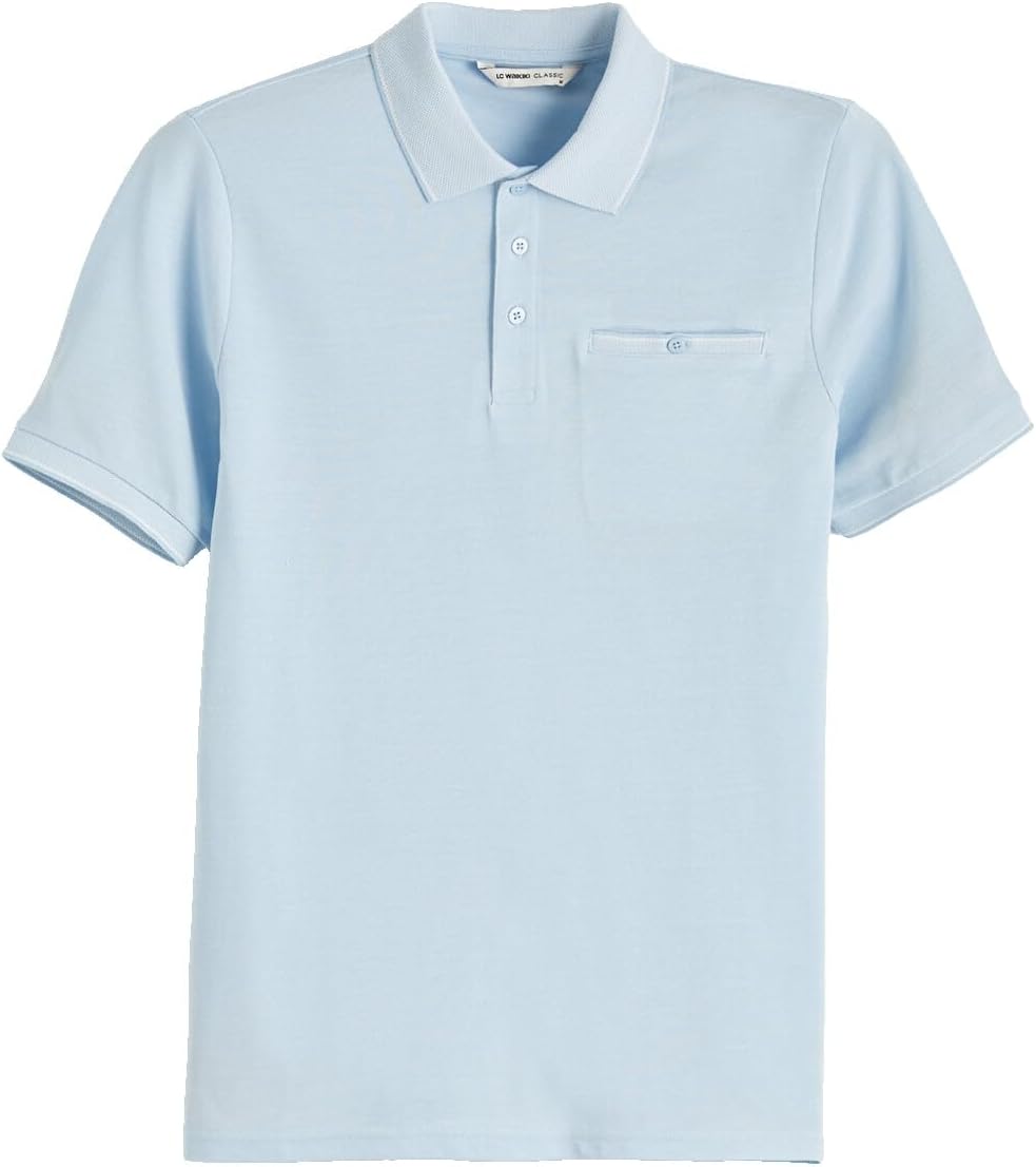 سعر ومواصفات LC WAIKIKI Polo Men'S T-Shirt 2Xl Blue (B0HKTFWVL2) على Amazon EG