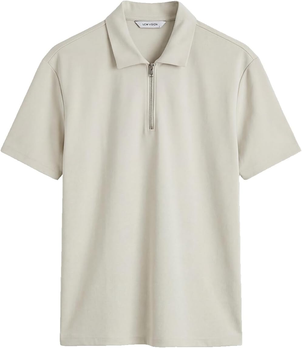 سعر ومواصفات LC WAIKIKI Polo Men'S T-Shirt L Beige (B0HKSZV2MW) على Amazon EG