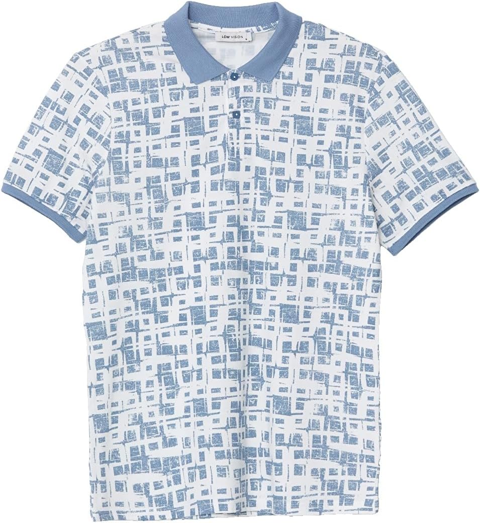 سعر ومواصفات LC WAIKIKI Polo Neck Short Sleeve Patterned Pique Men'S T-Shirt L Blue (B0HKT2Y2TP) على Amazon EG