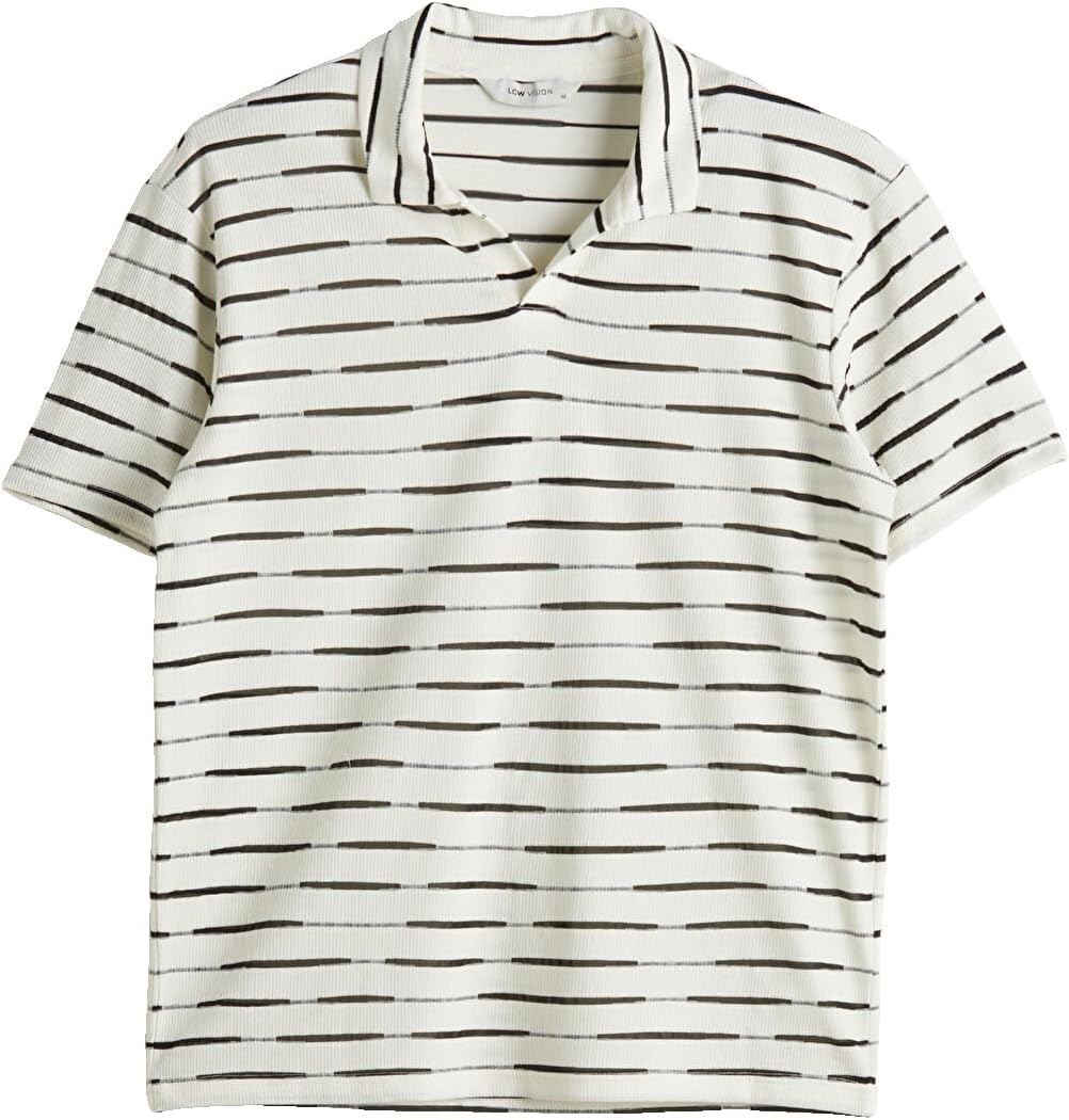 سعر ومواصفات LC WAIKIKI Polo Neck Striped Men'S T-Shirt S Ecru (B0HKT9YFZW) على Amazon EG