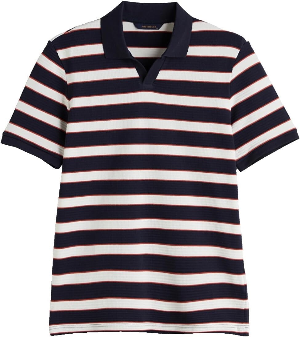 سعر ومواصفات LC WAIKIKI Polo Neck Striped Men'S T-Shirt L Navy (B0HKTHVCM8) على Amazon EG