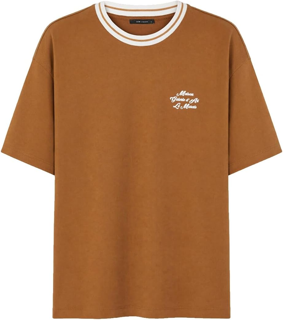 سعر ومواصفات LC WAIKIKI Printed%100 Cotton Women'S T-Shirt M Brown (B0HKSTHQCD) على Amazon EG