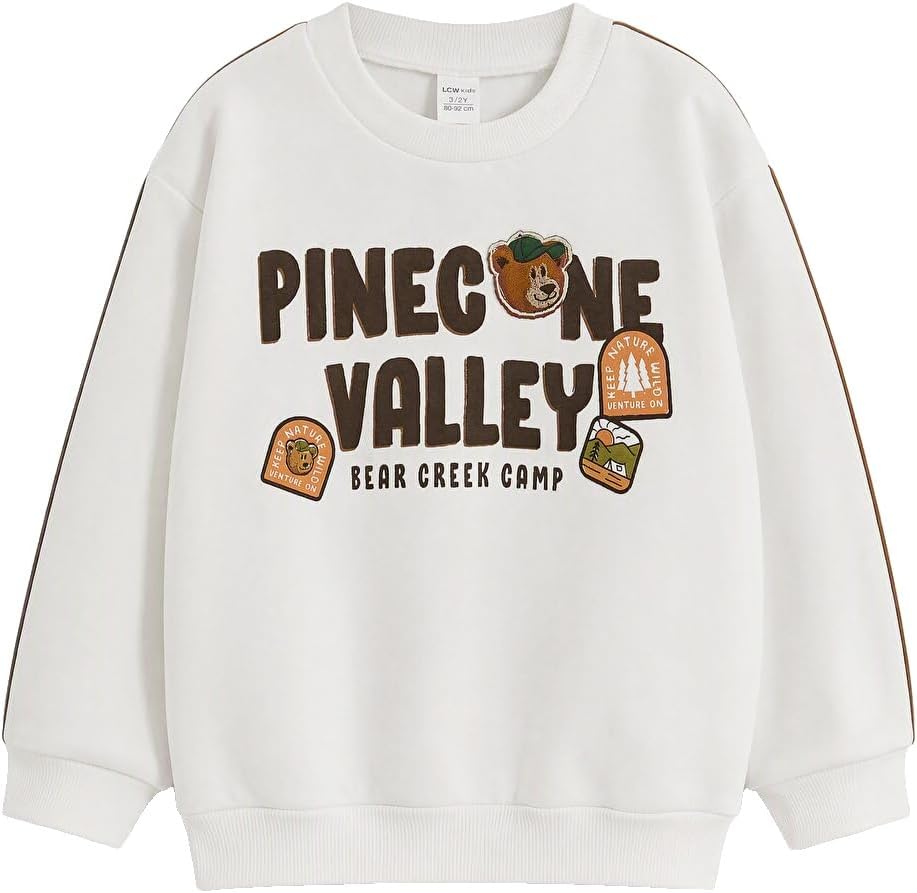 سعر ومواصفات LC WAIKIKI Printed Thick Boys' Sweatshirt 7-8 Years White (B0HKSY6MDW) على Amazon EG