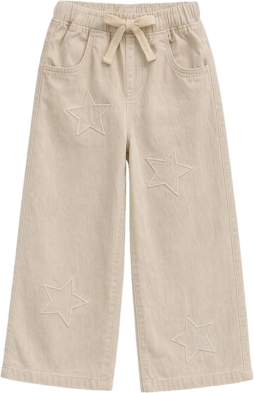 سعر ومواصفات LC WAIKIKI Regular Fit Embroidered Girls' Jean 8-9 Years Beige (B0HKT985WK) على Amazon EG