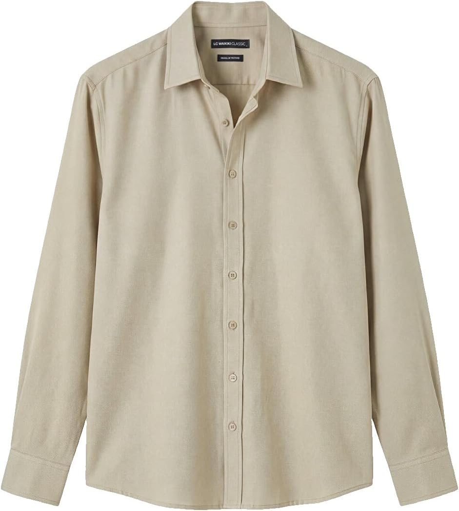 سعر ومواصفات LC WAIKIKI Regular Fit Gabardine Men'S Shirt Xxl Beige (B0HKSWNGW1) على Amazon EG