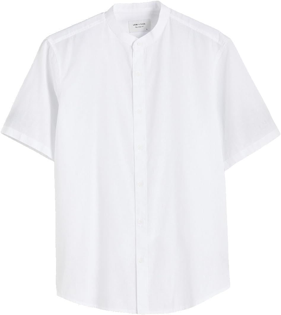 سعر ومواصفات LC WAIKIKI Regular Fit Grandad Collar Linen Blend Men'S Shirt Xxl White (B0HKTBJMNG) على Amazon EG