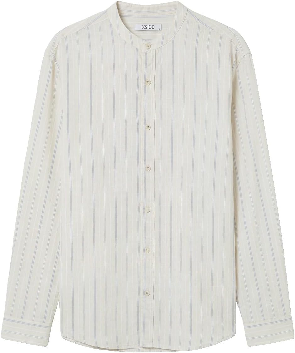سعر ومواصفات LC WAIKIKI Regular Fit Grandad Collar Poplin Men'S Shirt M Blue (B0HKTJP4C6) على Amazon EG