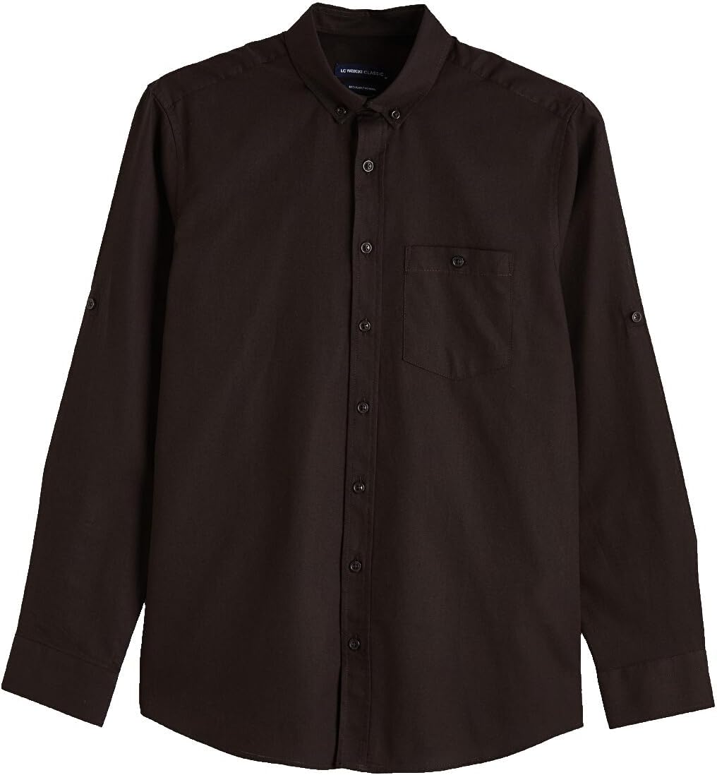 سعر ومواصفات LC WAIKIKI Regular Fit Linen Blend Men's Shirt (B0HKTPXT6S) على Amazon EG
