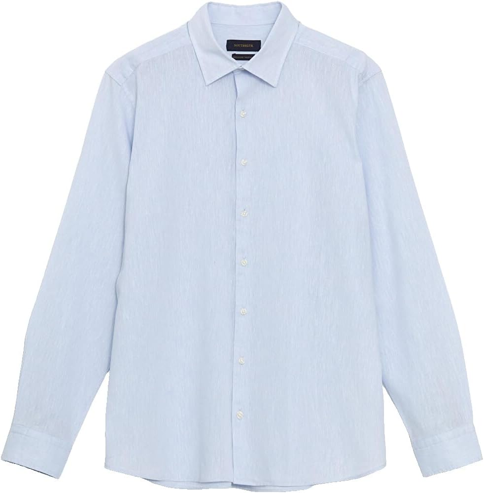 سعر ومواصفات LC WAIKIKI Regular Fit Long Sleeve Linen Blend Men'S Shirt M Blue S5AF26Z8-CV6-M-8684681379451 (B0HKTM5HS8) على Amazon EG