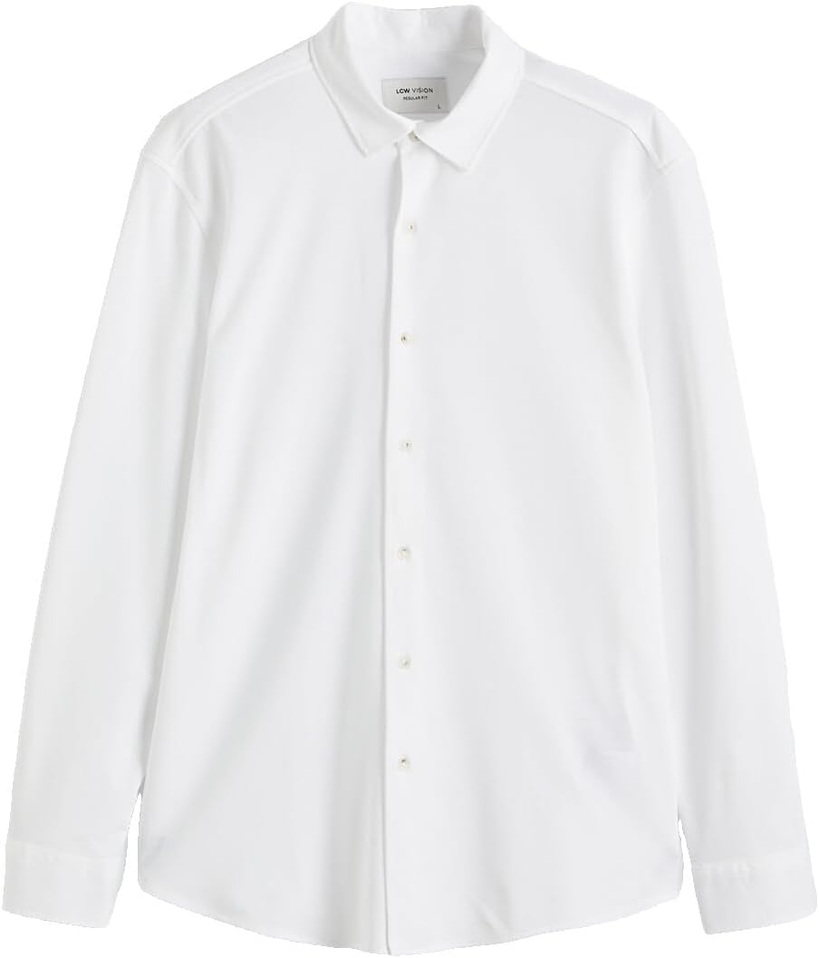 سعر ومواصفات LC WAIKIKI Regular Fit Men'S Basic Shirt Xl White (B0HKT2DMYN) على Amazon EG