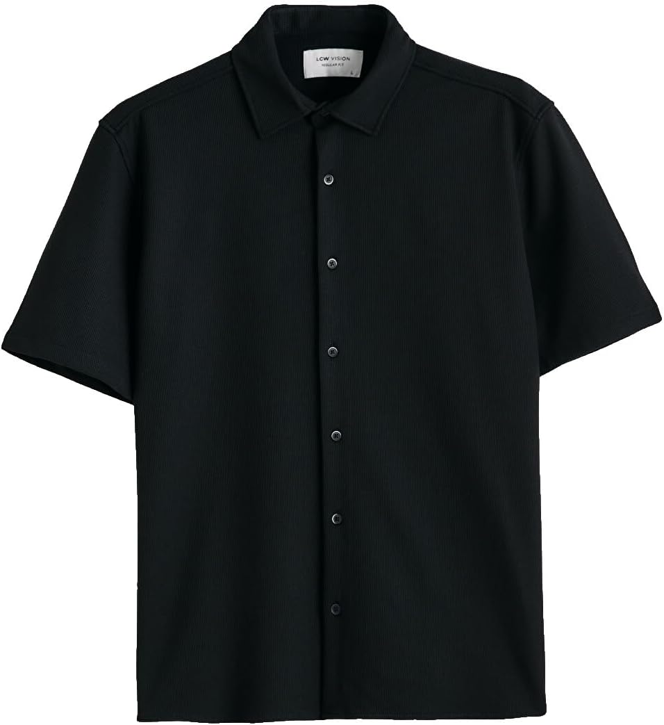 سعر ومواصفات LC WAIKIKI Regular Fit Men'S Shirt S Black S69928Z8-CVL-S-8685005922735 (B0HKTKZJWV) على Amazon EG