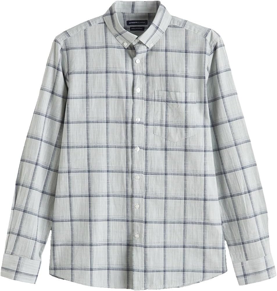 سعر ومواصفات LC WAIKIKI Regular Fit Plaid Poplin Men'S Shirt S61473Z8-LM4 (B0HKTFKXMY) على Amazon EG