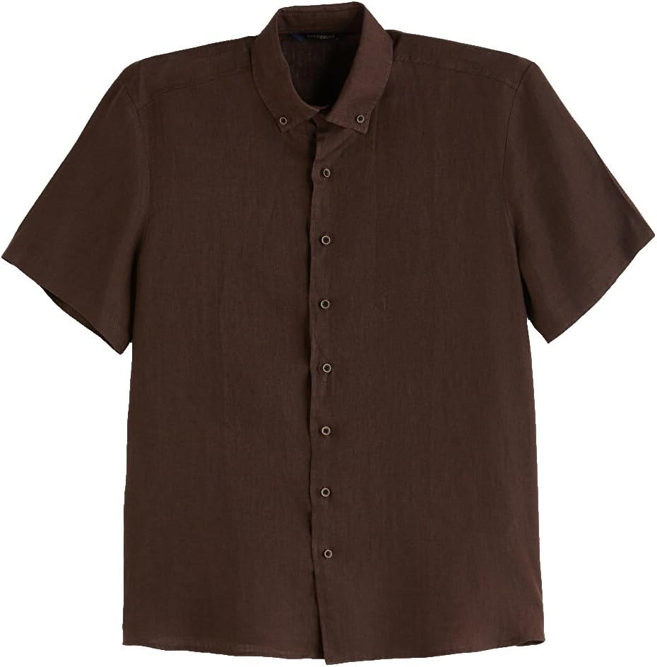 سعر ومواصفات LC WAIKIKI Regular Fit Short Sleeve 100% Linen Men'S Shirt S Brown (B0HKSWDMBT) على Amazon EG