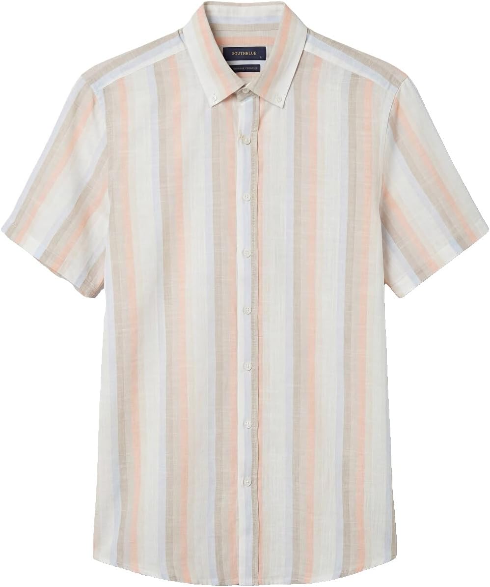 سعر ومواصفات LC WAIKIKI Regular Fit Striped Poplin Men'S Shirt L Coral (B0HKTQ2VKV) على Amazon EG