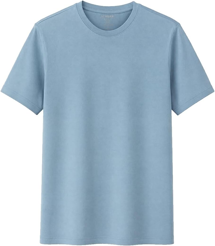 سعر ومواصفات LC WAIKIKI Regular Fit Thin Fabric T-Shirt /03 Xl Blue (B0HKT2NB2Z) على Amazon EG