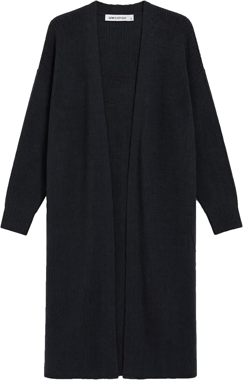 سعر ومواصفات LC WAIKIKI Shawl Collar Ribbed Women'S Knitwear Cardigan M-L Navy (B0HKT3SWC1) على Amazon EG