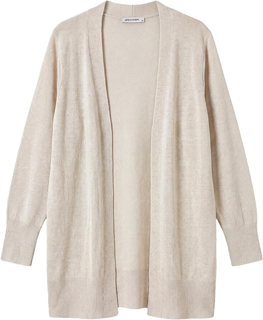 سعر ومواصفات LC WAIKIKI Shawl Collar Women'S Knitwear Cardigan S White (B0HKTJ9LDS) على Amazon EG