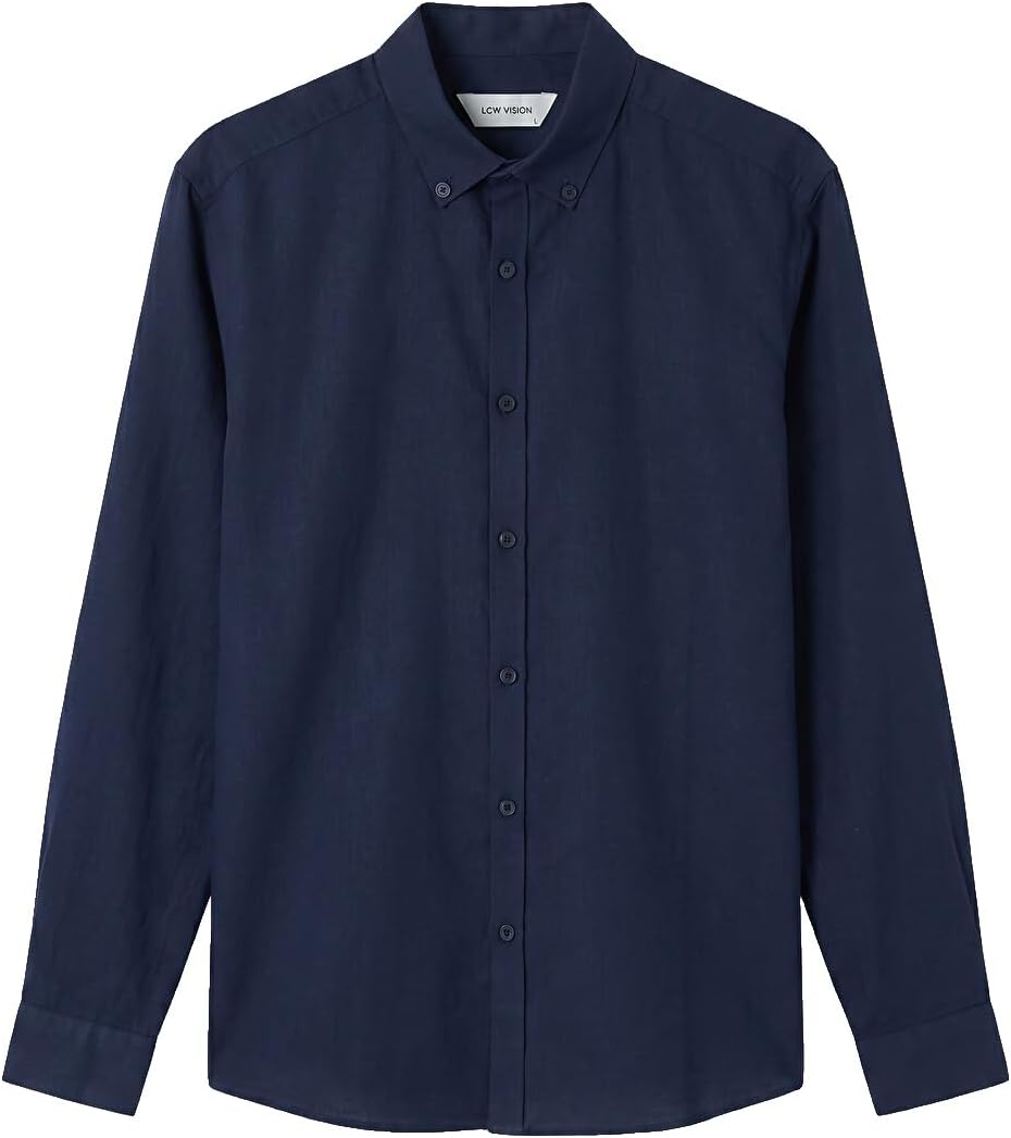 سعر ومواصفات LC WAIKIKI Slim Fit Linen Blend Men's Shirt (B0HJWBQQ36) على Amazon EG