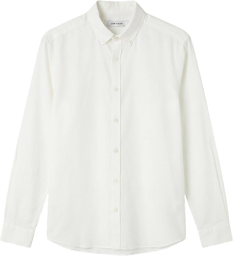 سعر ومواصفات LC WAIKIKI Slim Fit Linen Blend Men'S Shirt 2Xl White (B0HKTKN3YC) على Amazon EG