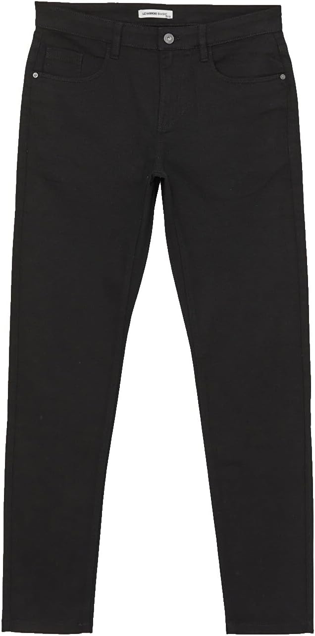 سعر ومواصفات LC WAIKIKI Slim Fit Men'S Chino Trousers 36 Black (B0HKTBL196) على Amazon EG