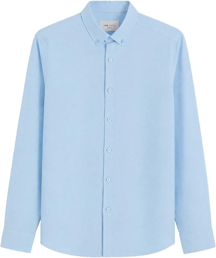 سعر ومواصفات LC WAIKIKI Slim Fit Men's Shirt (B0HJWKVZH7) على Amazon EG