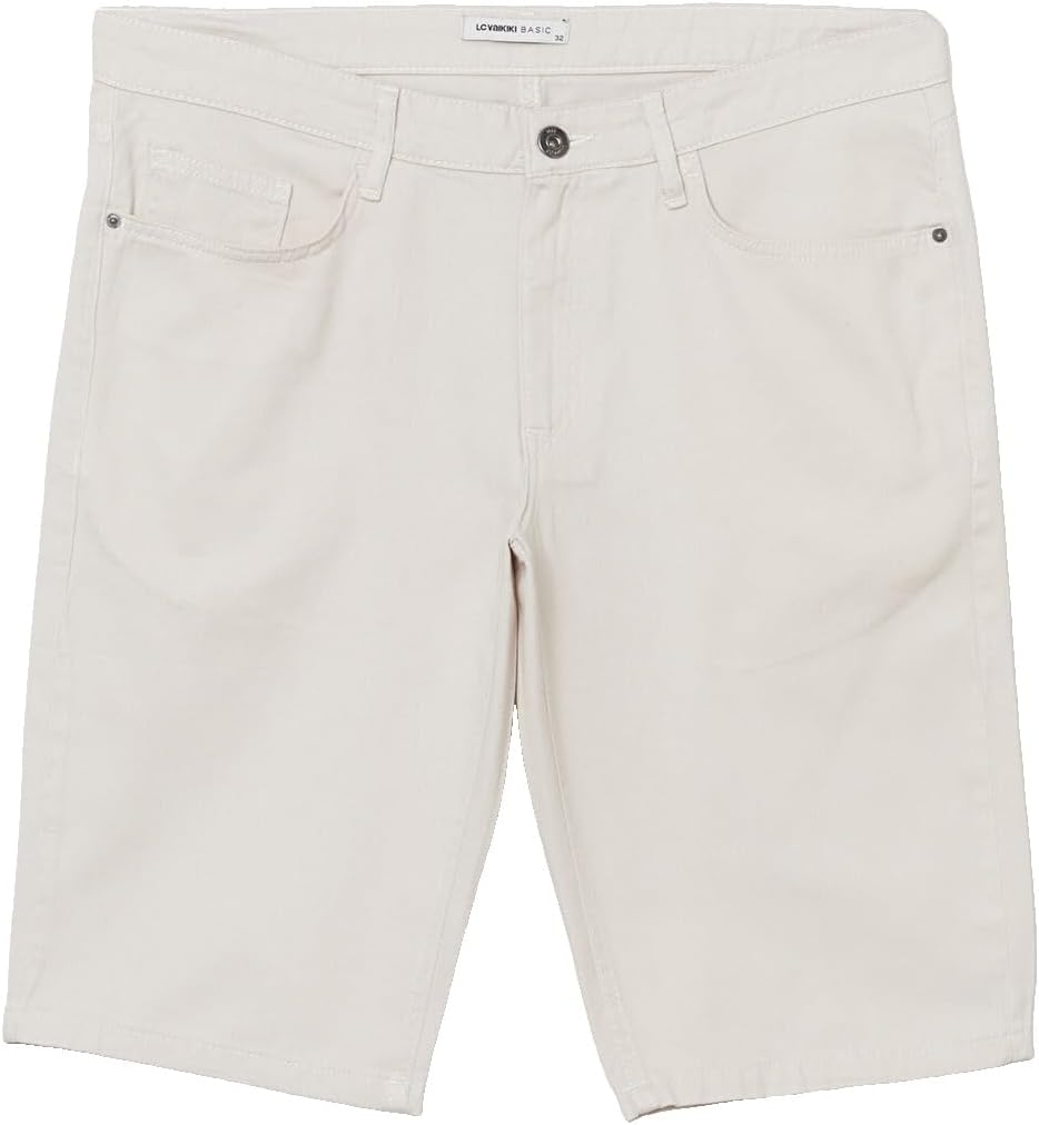 سعر ومواصفات LC WAIKIKI Slim Fit Men'S Shorts 32 Grey (B0HKTDGH4L) على Amazon EG